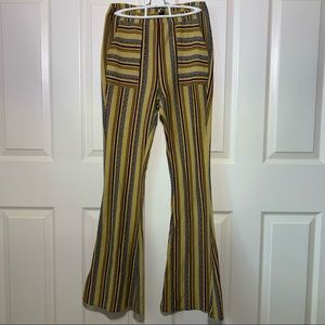 Volcom Retro Striped Flared Legging Pants M